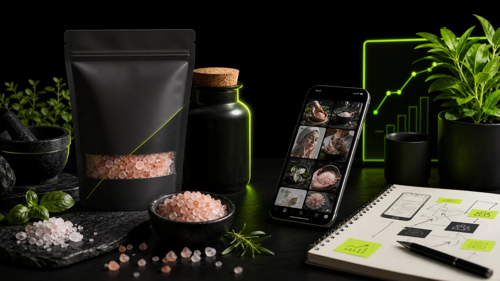 Sacred Salt social launch case study cover