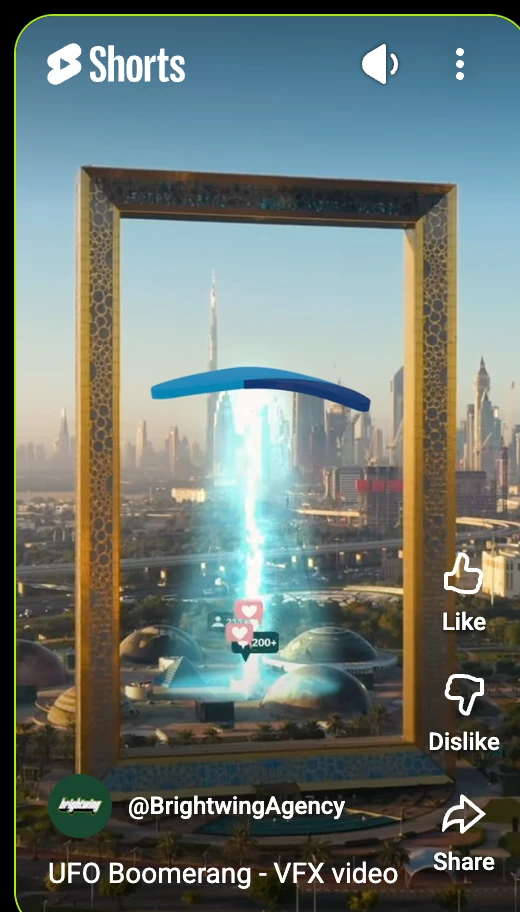 Brightwing visual-effects social video