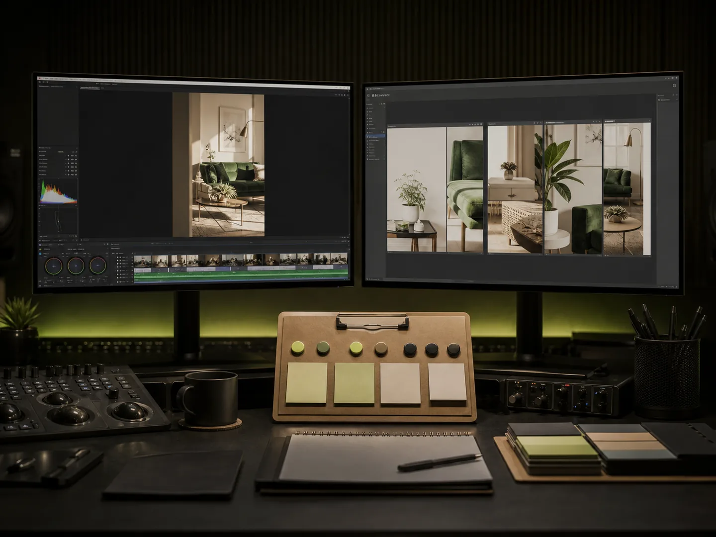 Video and social design work prepared for quality review
